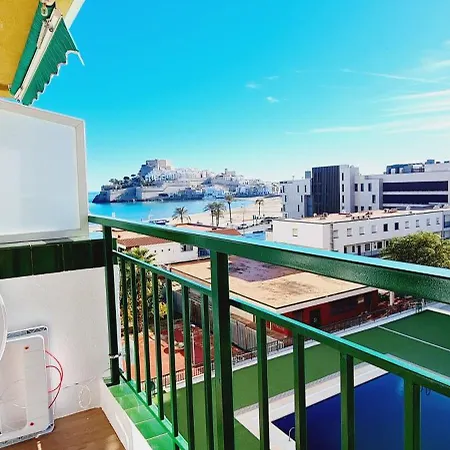 Apartamento Nuevo Centrico En Primera Linea De Playa Con Vistas Al Mar, Piscina, Aire Acondicionado Y Wifi Peníscola Exterior photo